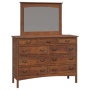 Granny Mission 9 Drawer Mule Dresser