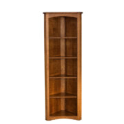 Mission Corner Bookcase
