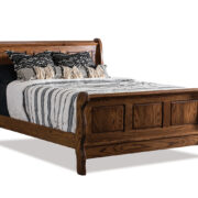 Classic Raised Panel Sleigh Bed