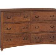 Shaker 6 Drawer Dresser
