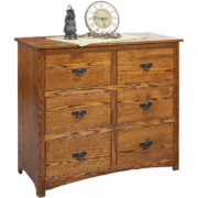 Shaker 6 Drawer Mule Chest