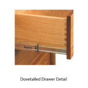 Ridgecrest Flush Mission 1 Drawer Nightstand - Image 2