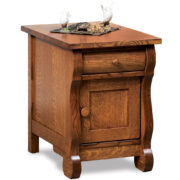 Old Classic Sleigh Enclosed End Table