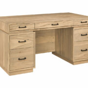 Bordeaux Double Pedestal Desk