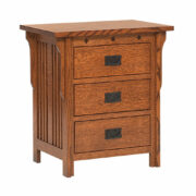 Royal Mission 3 Drawer Nightstand