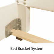 Gabrielle Fabric Bed - Image 2