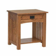 Schwartz Mission Open Slat Nightstand