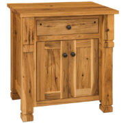 Brockport 2 Door 1 Drawer Nightstand