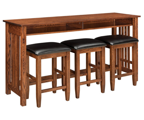 Country Mission Counter Height Sofa Table