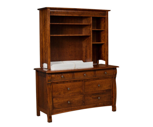 Castlebury 7 Drawer Dresser With Hutch Top