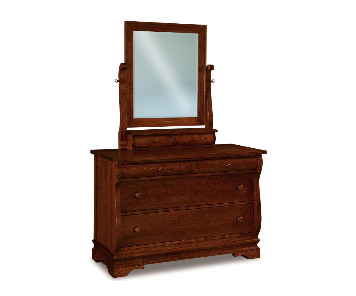 Chippewa Sleigh 4 Drawer Dresser - 49"W