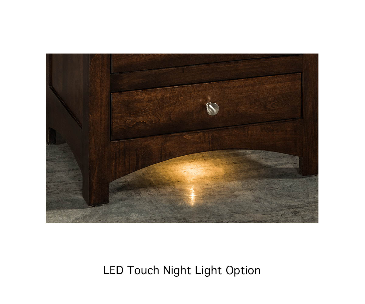 Heritage 3 Drawer Nightstand - Image 5