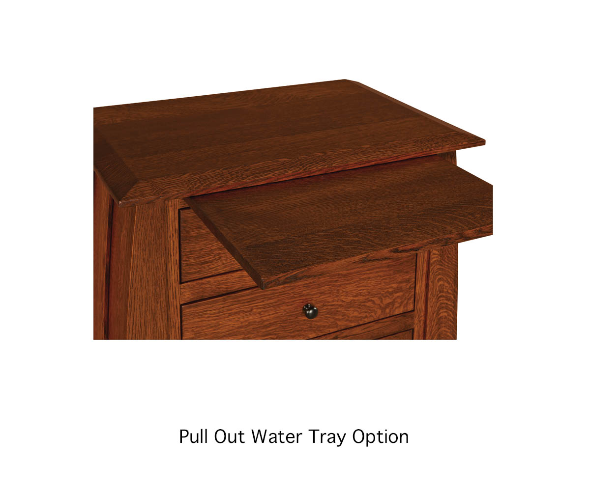 Heritage 3 Drawer Nightstand - Image 4