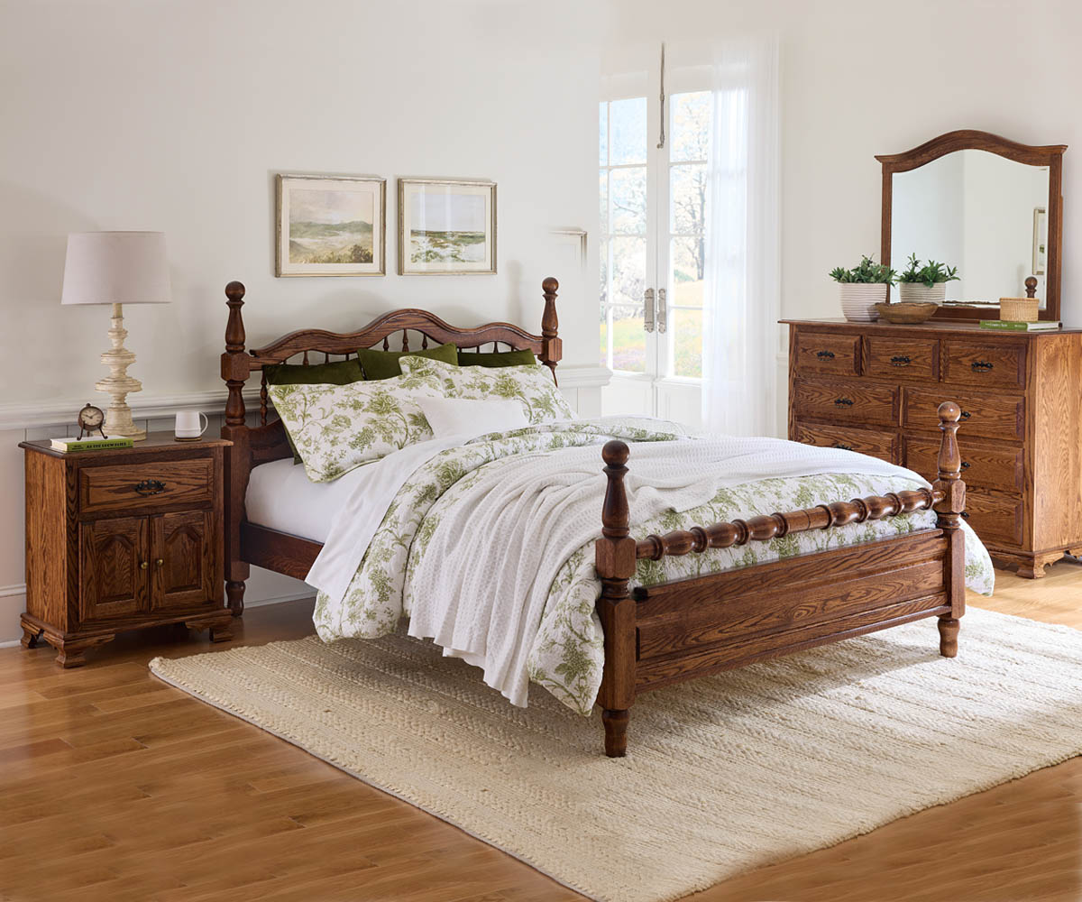 Heritage 3 Drawer Nightstand - Image 6