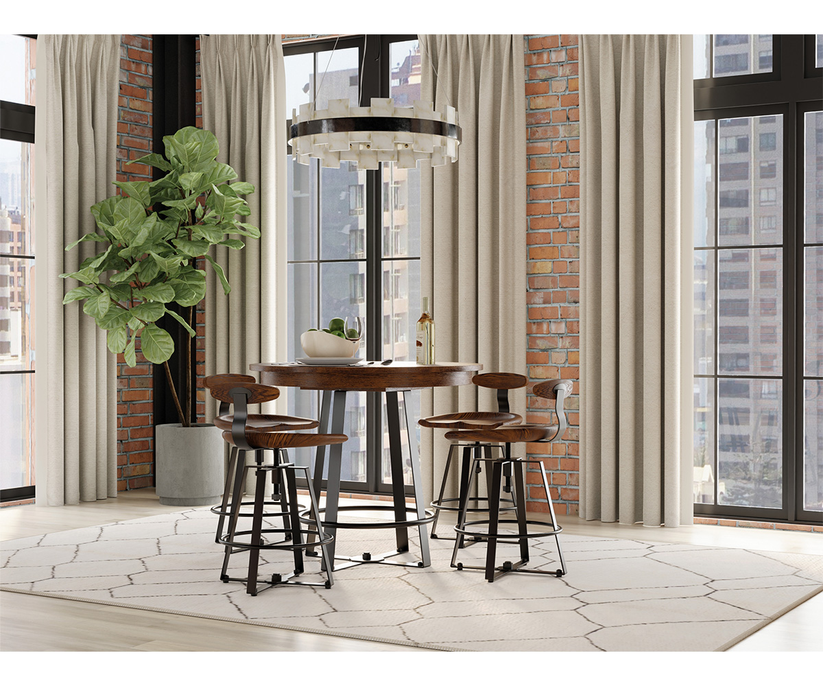 Iron Craft Barstool without Back - Image 3