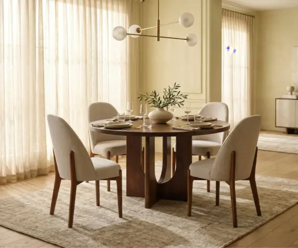 Adobe Single Pedestal Dining Collection