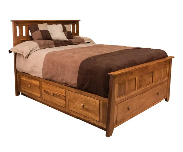 Berwick Slat Panel Bed with Storage